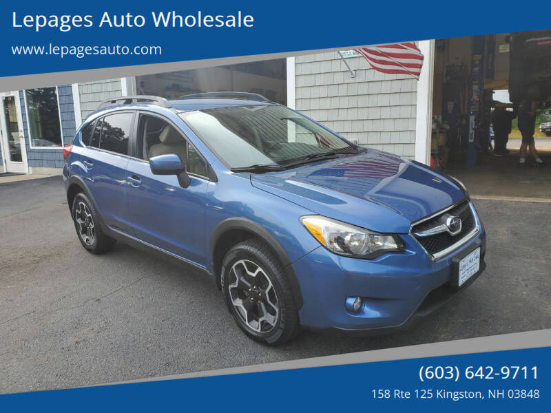 2015 Subaru XV Crosstrek for sale at Lepages Auto Wholesale in Kingston NH