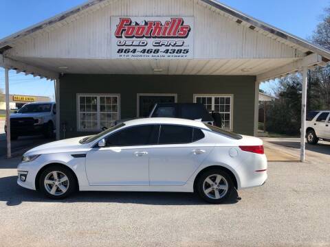 2014 Kia Optima for sale at Foothills Used Cars LLC in Campobello SC