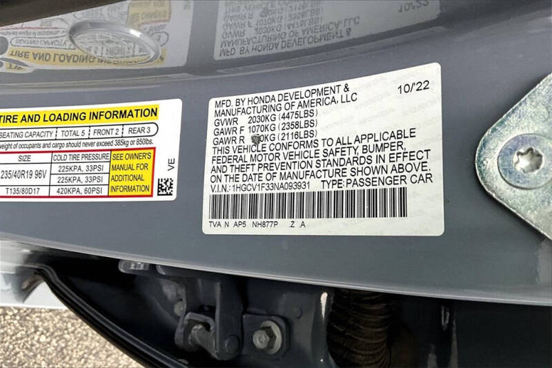 2022 Honda Accord Sport