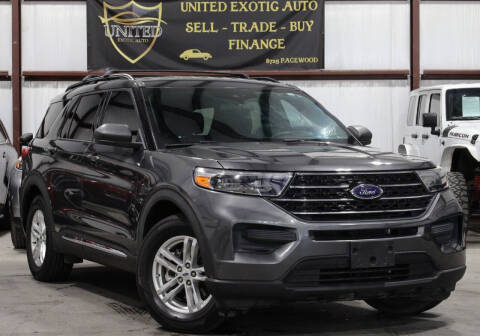 2020 Ford Explorer for sale at United Exotic Auto in Houston TX