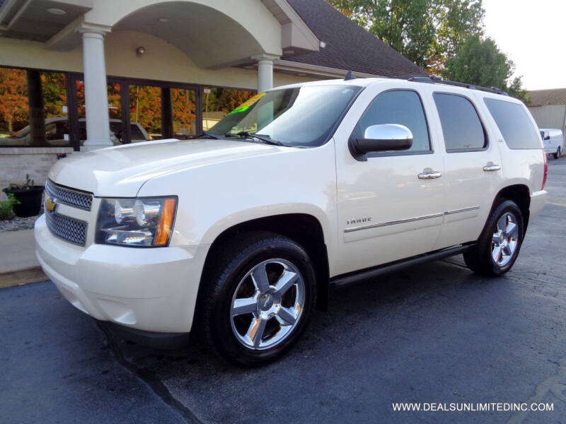 2013 Chevrolet Tahoe for sale at DEALS UNLIMITED INC in Portage MI