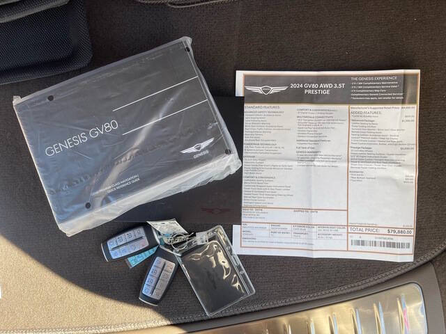 2024 Genesis GV80 3.5T Prestige Signature