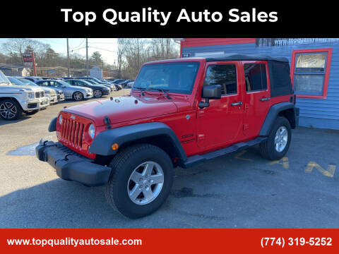 2015 Jeep Wrangler Unlimited for sale at Top Quality Auto Sales in Westport MA