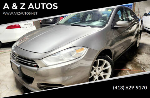 2013 Dodge Dart for sale at A & Z AUTOS in Westfield MA