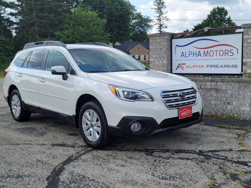 2016 Subaru Outback for sale at Alpha Motors in New Berlin WI