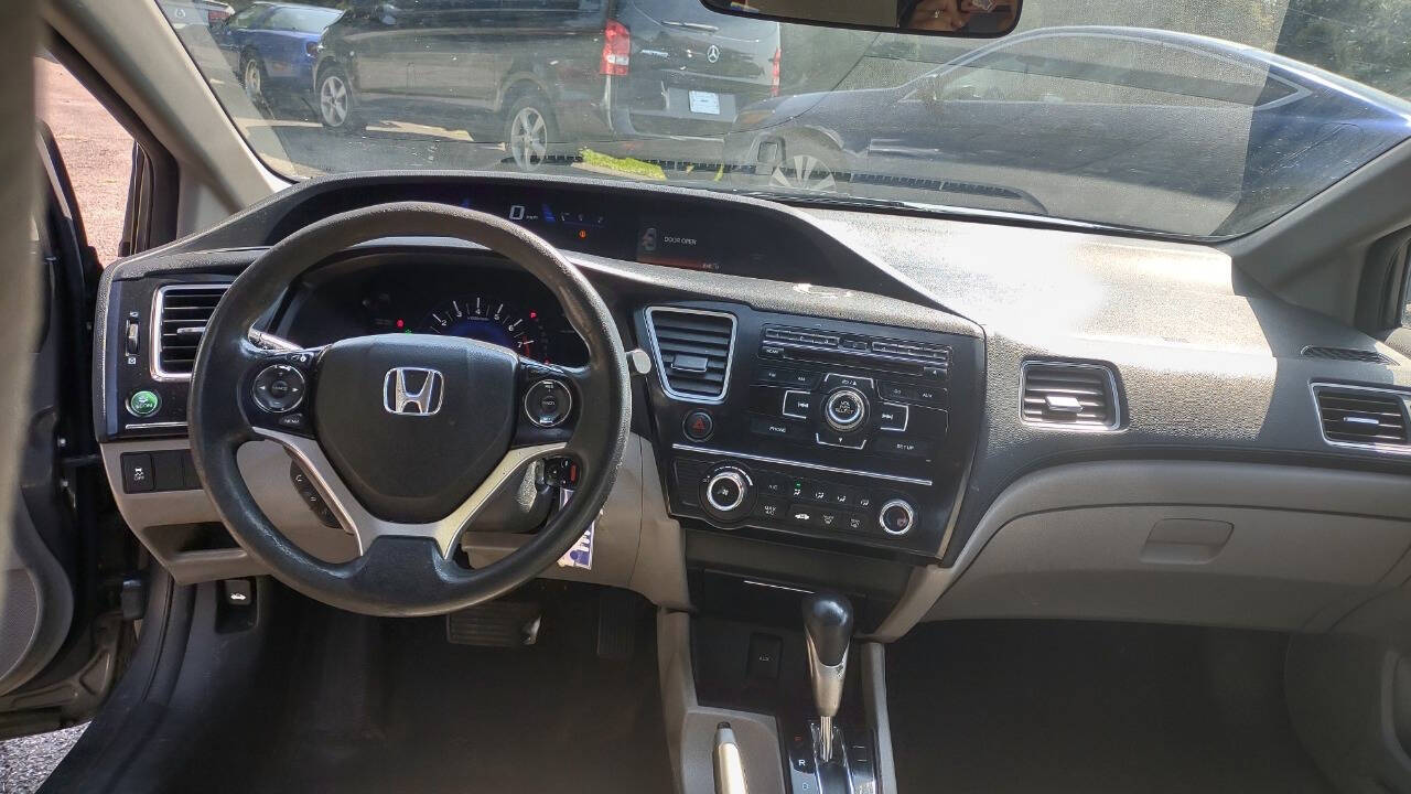 2013 Honda Civic for sale at Union Sales & Service in Valley Falls, NY