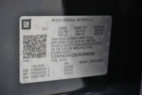 2018 Chevrolet Tahoe Fleet