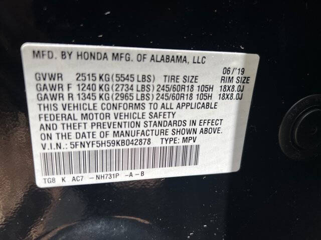 2019 Honda Pilot EX-L
