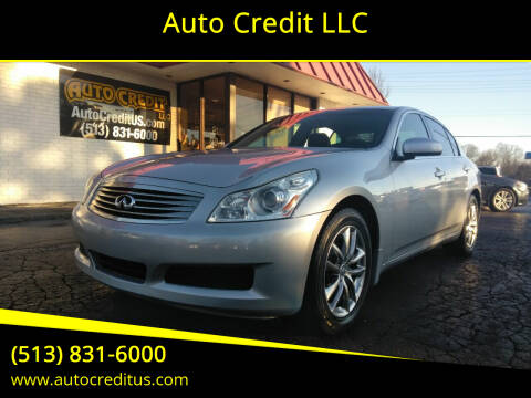 2008 Infiniti G35 for sale at Auto Credit LLC in Milford OH