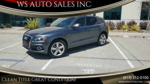 2012 Audi Q5 for sale at WS AUTO SALES INC in El Cajon CA