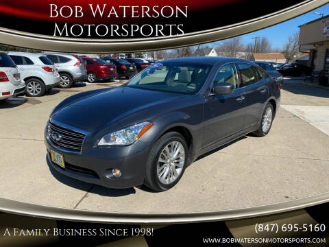 2012 Infiniti M37 for sale at Bob Waterson Motorsports in South Elgin IL
