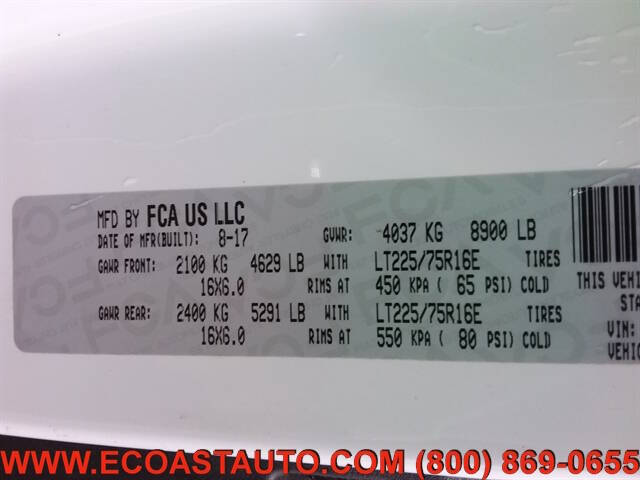 2018 RAM ProMaster 2500 159 WB