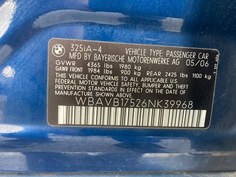 2006 BMW 3 Series 325i