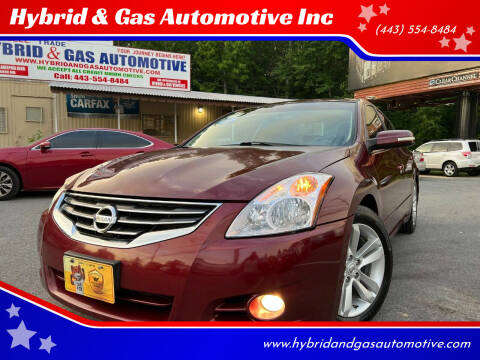 2011 Nissan Altima for sale at Hybrid & Gas Automotive Inc in Aberdeen MD