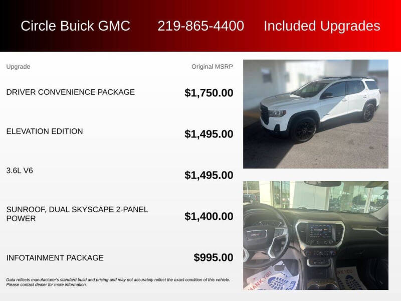 2021 GMC Acadia SLE