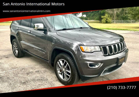 2018 Jeep Grand Cherokee for sale at San Antonio International Motors in San Antonio TX