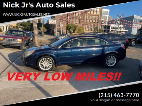 2008 Saturn Aura for sale at Nick Jr's Auto Sales in Philadelphia PA