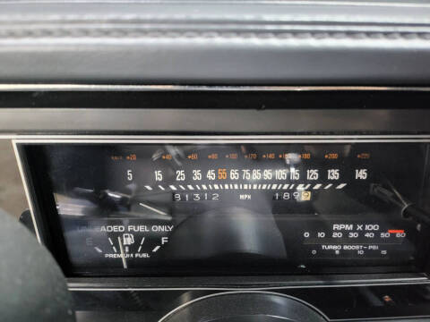1986 Buick Regal T Type Turbo