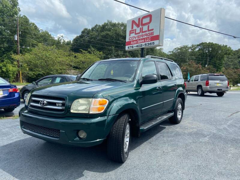 2004 Toyota Sequoia for sale at No Full Coverage Auto Sales in Austell GA