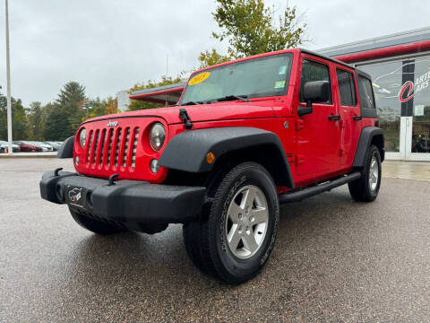 2015 Jeep Wrangler Unlimited for sale at Carter's Cars in South Burlington VT