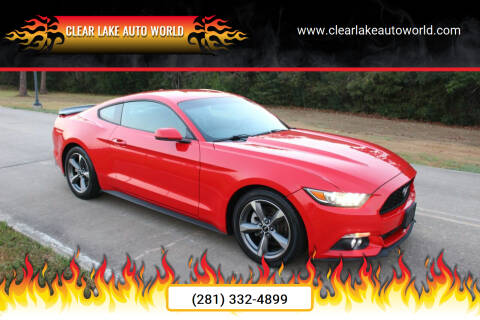 2015 Ford Mustang for sale at Clear Lake Auto World in League City TX