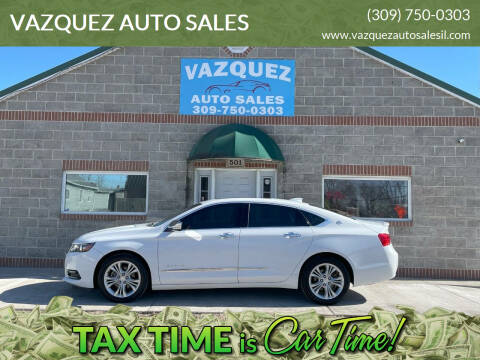 2018 Chevrolet Impala for sale at VAZQUEZ AUTO SALES in Bloomington IL