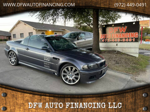 2003 BMW M3 for sale at DFW AUTO FINANCING LLC in Dallas TX