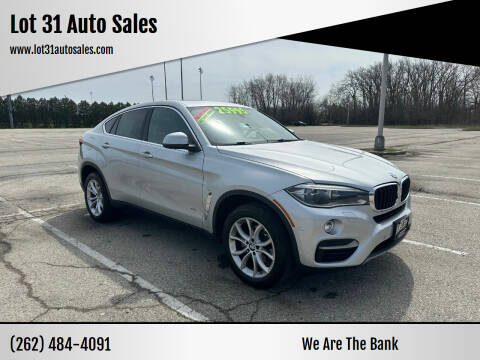 2015 BMW X6 for sale at Lot 31 Auto Sales in Kenosha WI