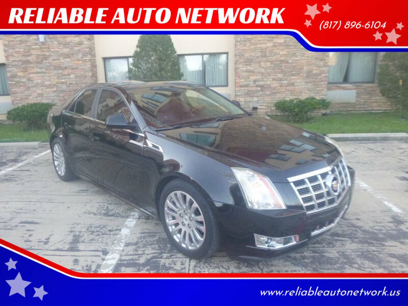 2013 Cadillac CTS for sale at RELIABLE AUTO NETWORK in Arlington TX