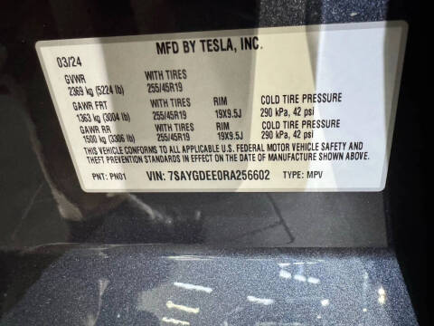 2024 Tesla Model Y Long Range