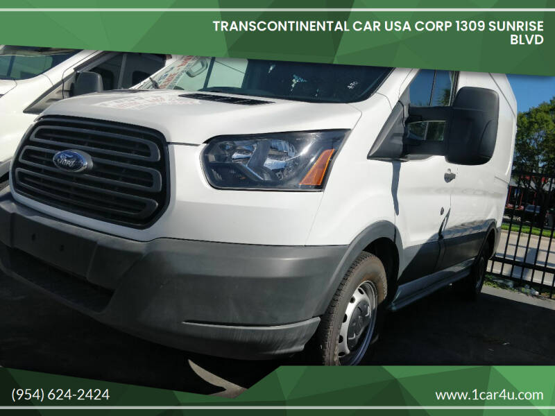 2015 Ford Transit Cargo for sale at Transcontinental Car in Fort Lauderdale FL