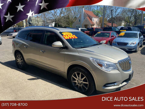 2013 Buick Enclave for sale at Dice Auto Sales in Lansing MI