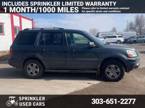 2004 Honda Pilot for sale at Sprinkler Used Cars in Longmont CO