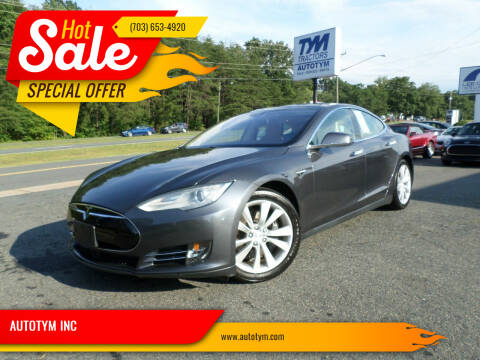 2015 Tesla Model S for sale at AUTOTYM INC in Fredericksburg VA