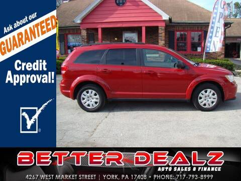 2018 Dodge Journey for sale at Better Dealz Auto Sales & Finance in York PA