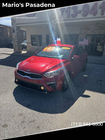 2020 Kia Forte for sale at Mario's Pasadena in Pasadena TX