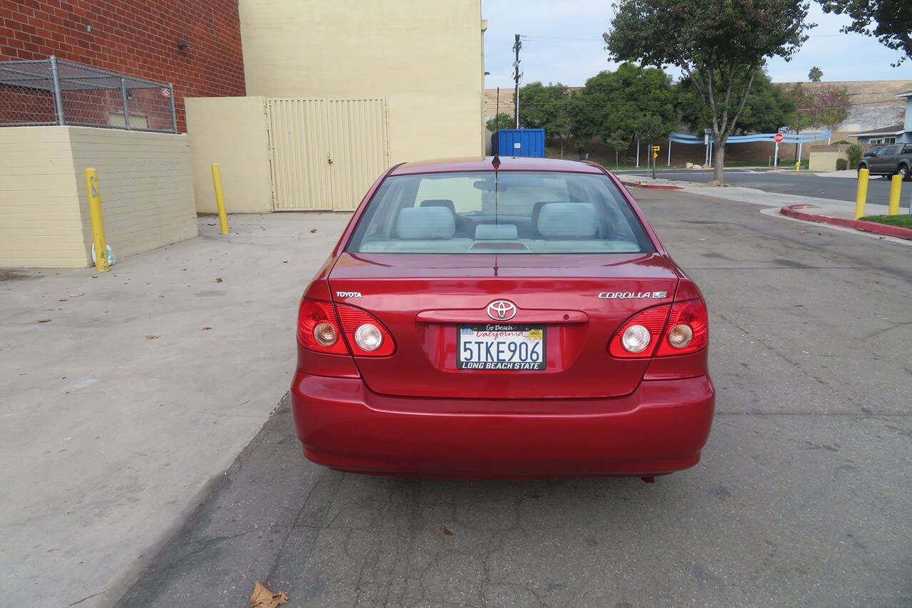 2006 Toyota Corolla for sale at The Car Vendor LLC in Bellflower, CA