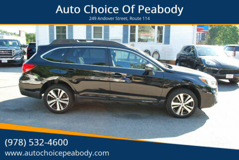 2018 Subaru Outback for sale at Auto Choice Of Peabody in Peabody MA