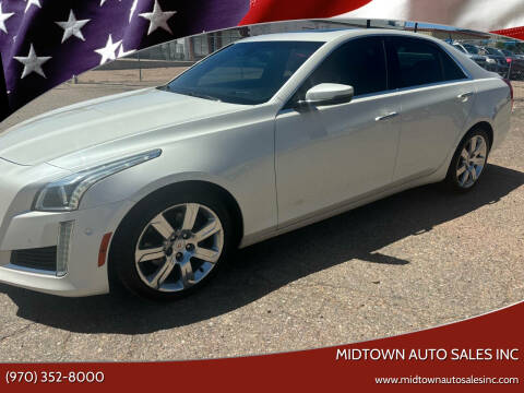 2014 Cadillac CTS for sale at MIDTOWN AUTO SALES INC in Greeley CO