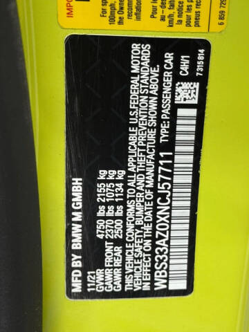 2022 BMW M4 Competition