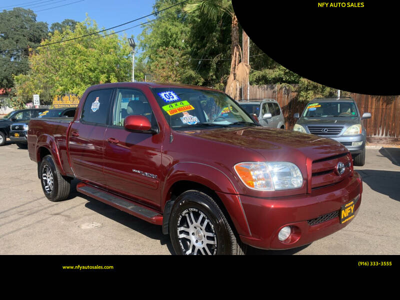 2005 Toyota Tundra for sale at NFY AUTO SALES in Sacramento CA