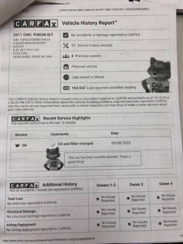 2011 GMC Yukon SLT