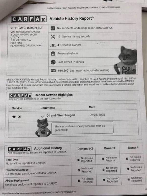 2011 GMC Yukon SLT