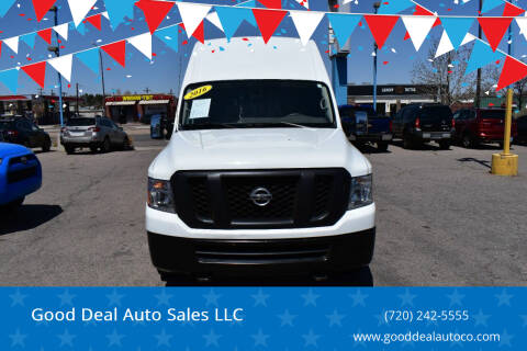 2016 Nissan NV Cargo for sale at Good Deal Auto Sales LLC in Aurora CO