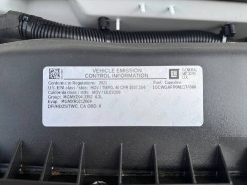 2021 Chevrolet Express 2500