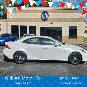 2017 Lexus IS 200t for sale at Wilborn Motor Co in Fort Worth TX