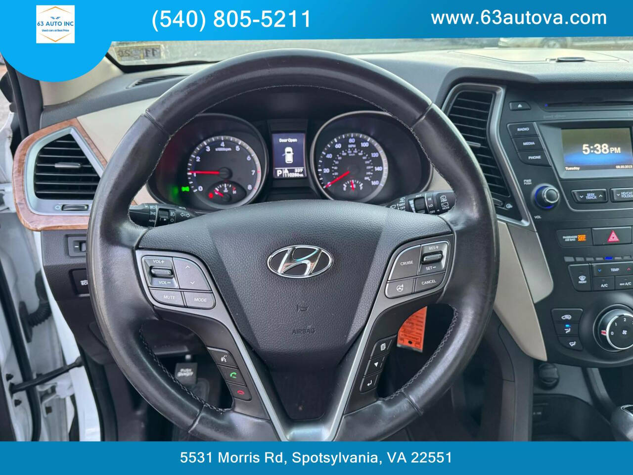 2014 Hyundai SANTA FE Sport for sale at 63 Auto Inc in Spotsylvania, VA