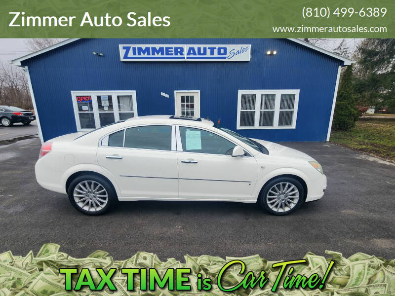 2007 Saturn Aura for sale at Zimmer Auto Sales in Lexington MI