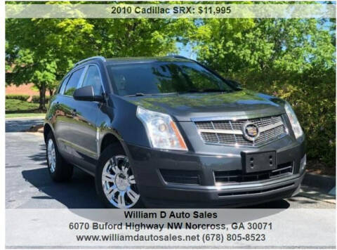 2010 Cadillac SRX for sale at William D Auto Sales - Duluth Autos and Trucks in Duluth GA