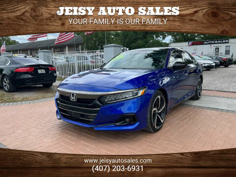 2021 Honda Accord for sale at JEISY AUTO SALES in Orlando FL